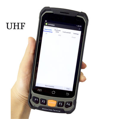 IP67 4.7 İnç UHF Uzun Mesafe RFID Okuyucu 720x1280 Dokunmatik Ekran
