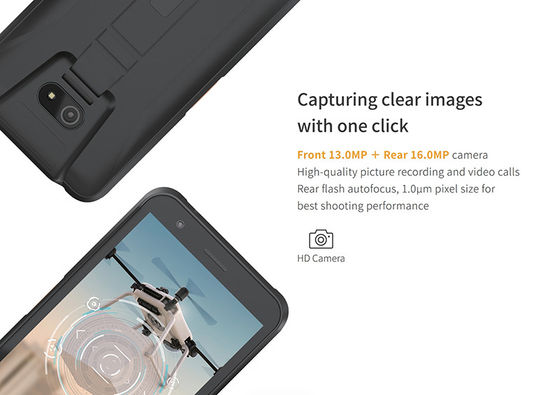 Kablosuz BT5.0 64G 430Nits Android El PDA Toza Dayanıklı
