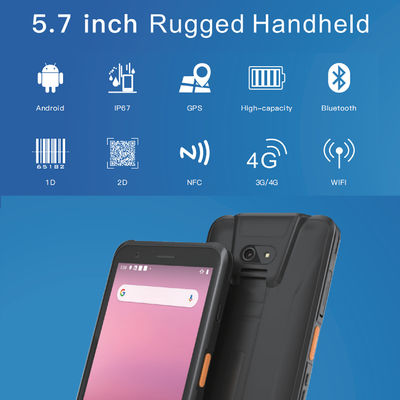 Kablosuz BT5.0 64G 430Nits Android El PDA Toza Dayanıklı