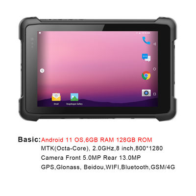 Sağlam Terminalli Android 11 OS IP65 Tablet PC Barkod Tarayıcı