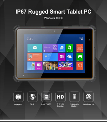 IP67 8 İnç Tablet Sağlam PC HD Güneş Işığında Okunabilir 800×1280 Ekran