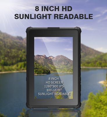 IP67 8 İnç Tablet Sağlam PC HD Güneş Işığında Okunabilir 800×1280 Ekran