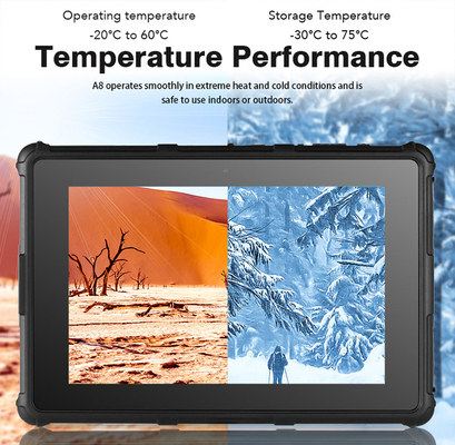 IP67 8 İnç Tablet Sağlam PC HD Güneş Işığında Okunabilir 800×1280 Ekran