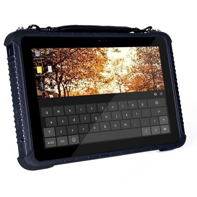 RS232 10000mAh Sağlam Tablet PC Windows 10, BT4.2 10.1 İnç Windows Tablet